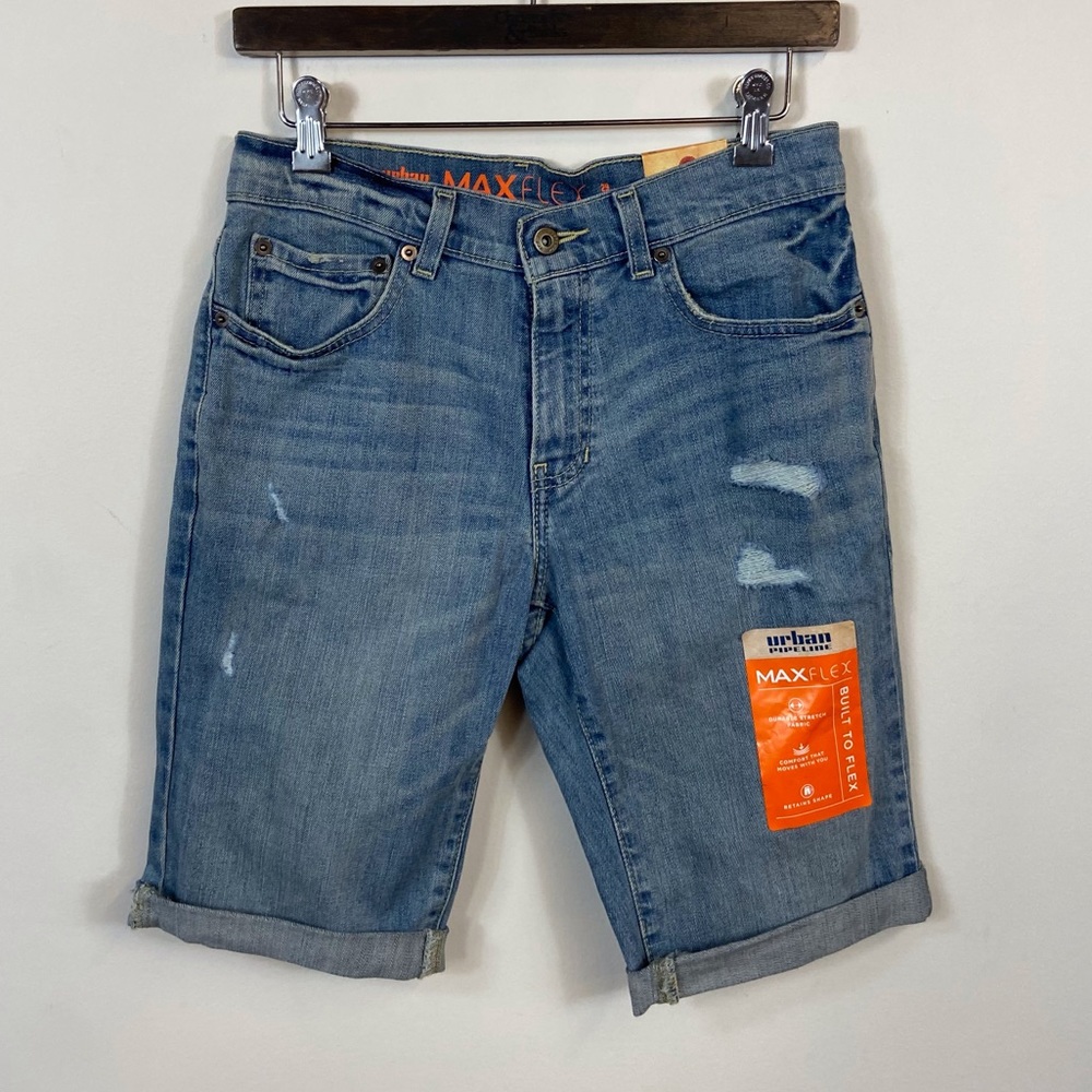 ❗️NWT urban pipeline slim Distressed shorts